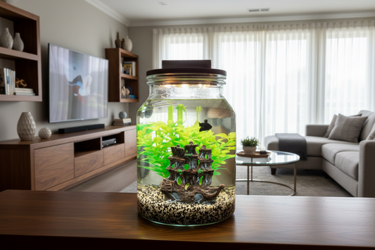 Junior DIY Aquarium Kit – Shipwreck Upright